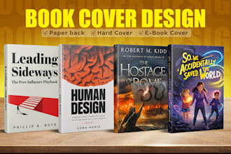 design amazon kdp ebook cover and paperback cover