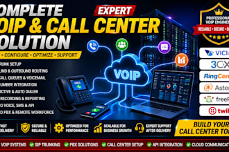 3cx freepbx twilio telenyx sip trunk call center did number auto dialer voip