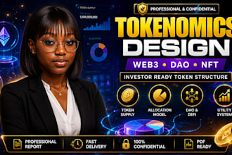 analyze crypto tokenomics for web3 nft dao and defi projects