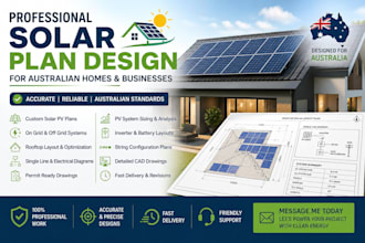 design professional solar plans for australian homes and businesses