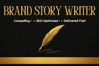write your brand origin story, about us page and brand narrative