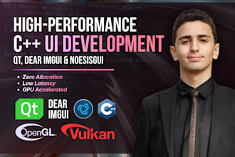 build UI with qt, imgui, and noesisgui for opengl vulkan