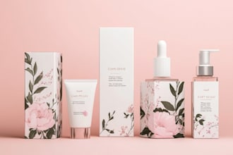 a bold and modern packaging design