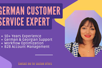 be your german customer service expert for your business