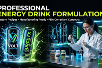 formulate a professional classic energy drink formula for your brand