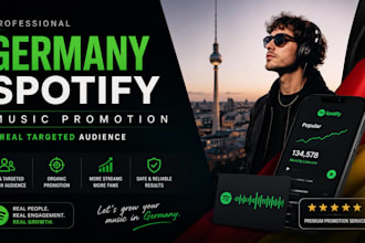 do professional germany spotify music promotion to real targeted audience