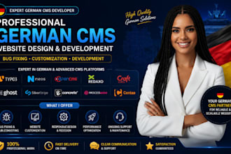 fix bugs design typo3 opencms neos redaxo craft ghost processwire cms website
