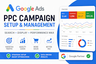setup high converting google ads pcc campaign for sales and leads