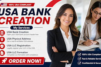 create USA bank for any country get physical address and proof of address