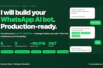 build your ai whatsapp chatbot in 7 days