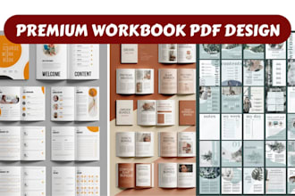 design workbook PDF ebook courses for coaches and online course creators