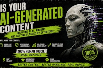 edit, rewrite and humanize ai content and articles