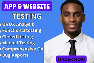 do expert app testing, website testing, and qa review