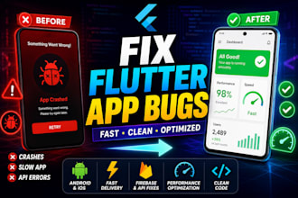 fix flutter app bugs and improve app performance