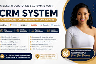 setup capsule freshsales pipedrive mrpeasy salesmate genius infor insightly CRM