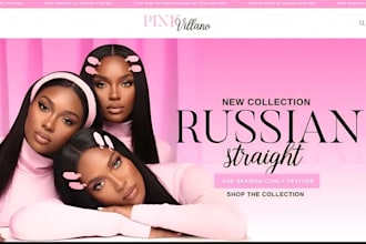 hair extension website hair extension shopify store beauty website hair store