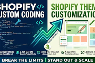 do shopify custom coding or shopify theme customization