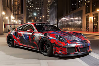 do creative vehicle wrap, car wrap