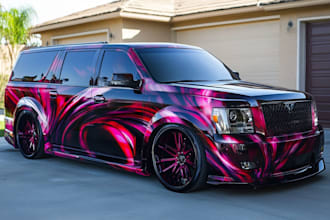 van wrap vehicle wrap car wrap
