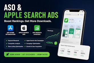 optimize your app with aso and manage apple search ads campaigns