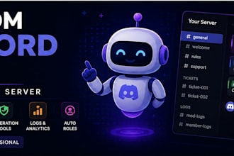 develop a custom discord bot for your community