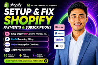 shopify bnpl paypal recurring billing stripe subscription checkout apple pay fix