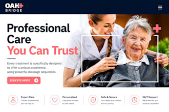 design home care and nursing wordpress website