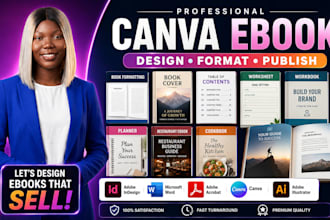 canva ebook design workbook worksheet ebook formatting, book layout canva ebook