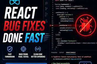 fix your mern react nodejs bugs fast