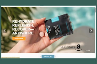 design private label supplement shopify store ecommerce supplement shopify store