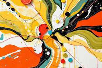 make creative abstract art for you
