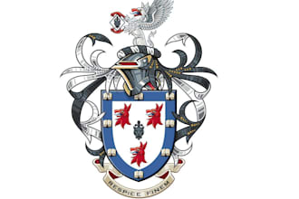 design crest heraldic, emblem and shield logo