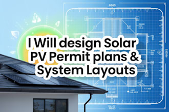 design solar permit plans and solar pv system layouts