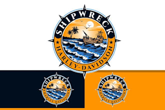 design innovative harley davidson dealership logo