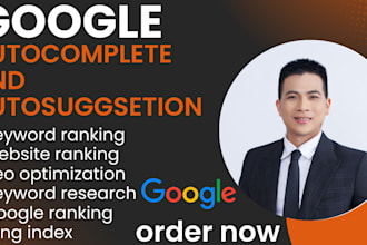 google autocomplete, autosuggestion website ranking, bing, keyword research