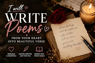 write beautiful and personalized poems