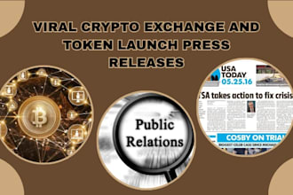 write professional crypto and blockchain press releases