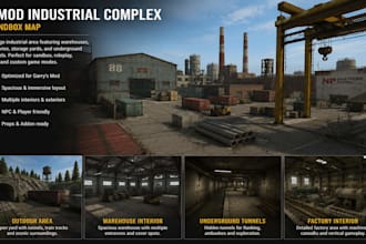 create custom garrys mod, gmod maps, sandbox and addon ready environments