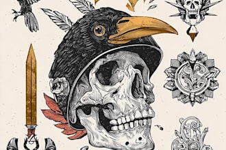 design professional tattoo design