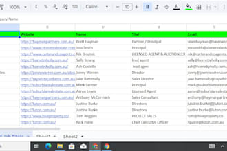 business email research and verified contact list building