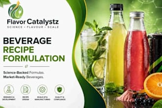 formulate energy drinks, functional beverages and food products formulation