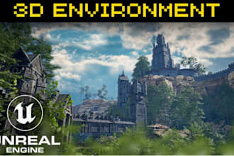 create realistic unreal engine 5 environments and level design