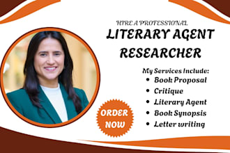 pitch your book to top literary agents with a professional query and proposal