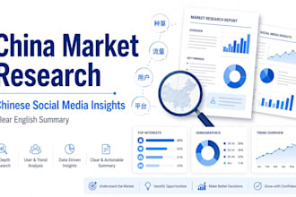 research your product on chinese social media and summarize insights