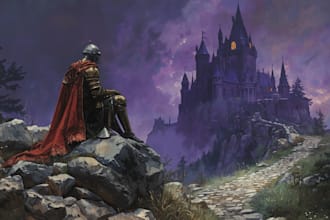 create dark fantasy art illustrations with ai