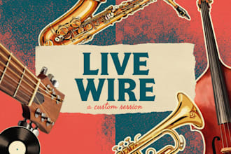produce a custom track with live  instruments  banjo fiddle sax brass japane