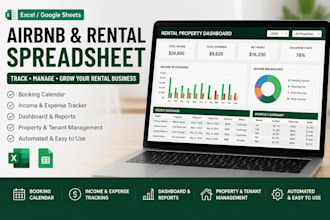 create airbnb rental property management spreadsheet in excel
