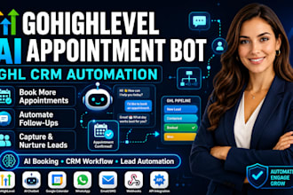 build gohighlevel ai appointment booking bot ghl crm automation