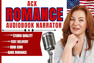 be your acx female audiobook reader, adult romance narrator, voice actress