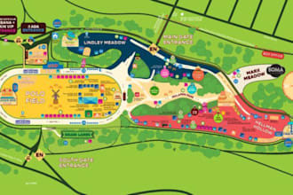 create 2d or 3d vector map for campground, resort, rv park, property site plan